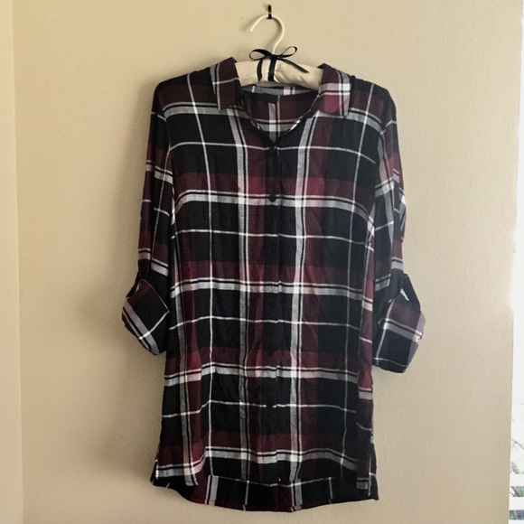 Tops - Plaid Flannel Top